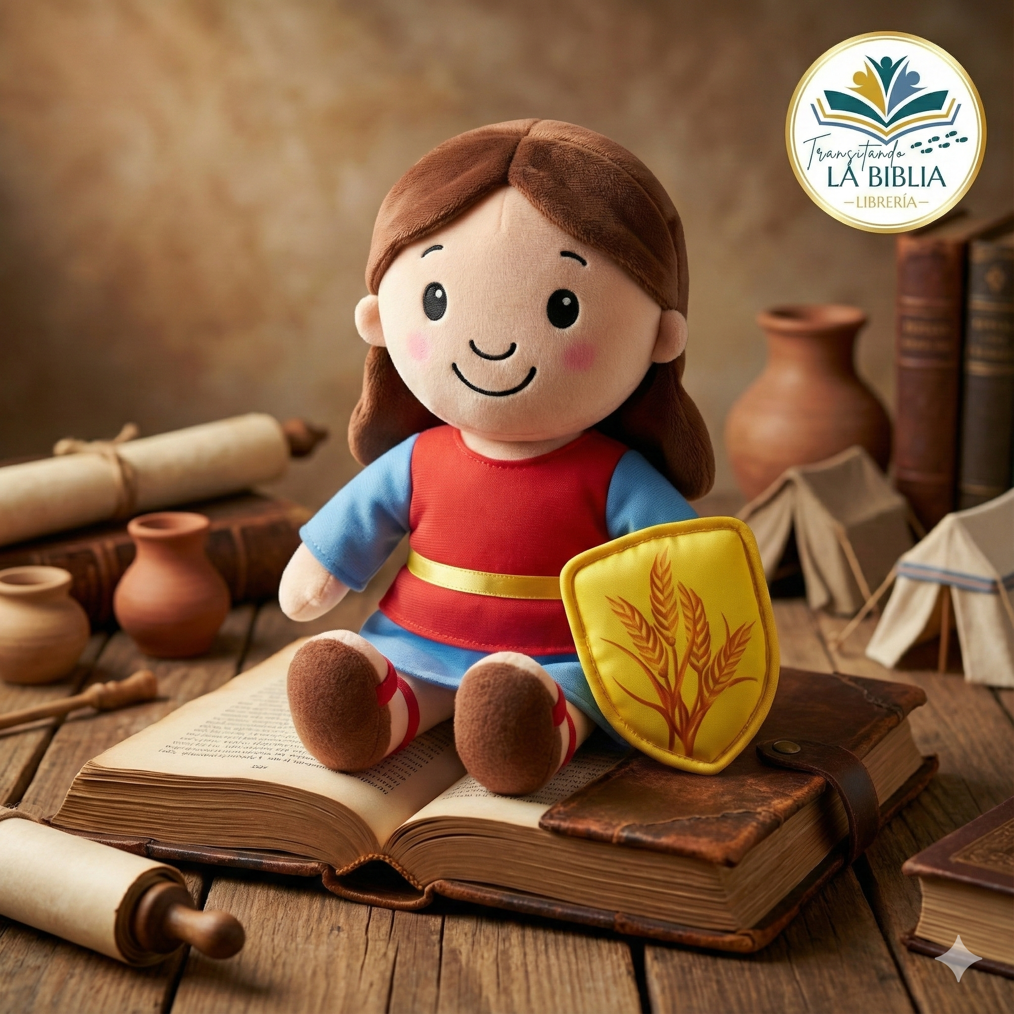 Peluche Personajes Bíblicos : Rut (Producciones Pratz)