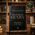 RVR Biblia de Estudio Matthew Henry Ampliada (Edición Piel Fabricada - Negro)