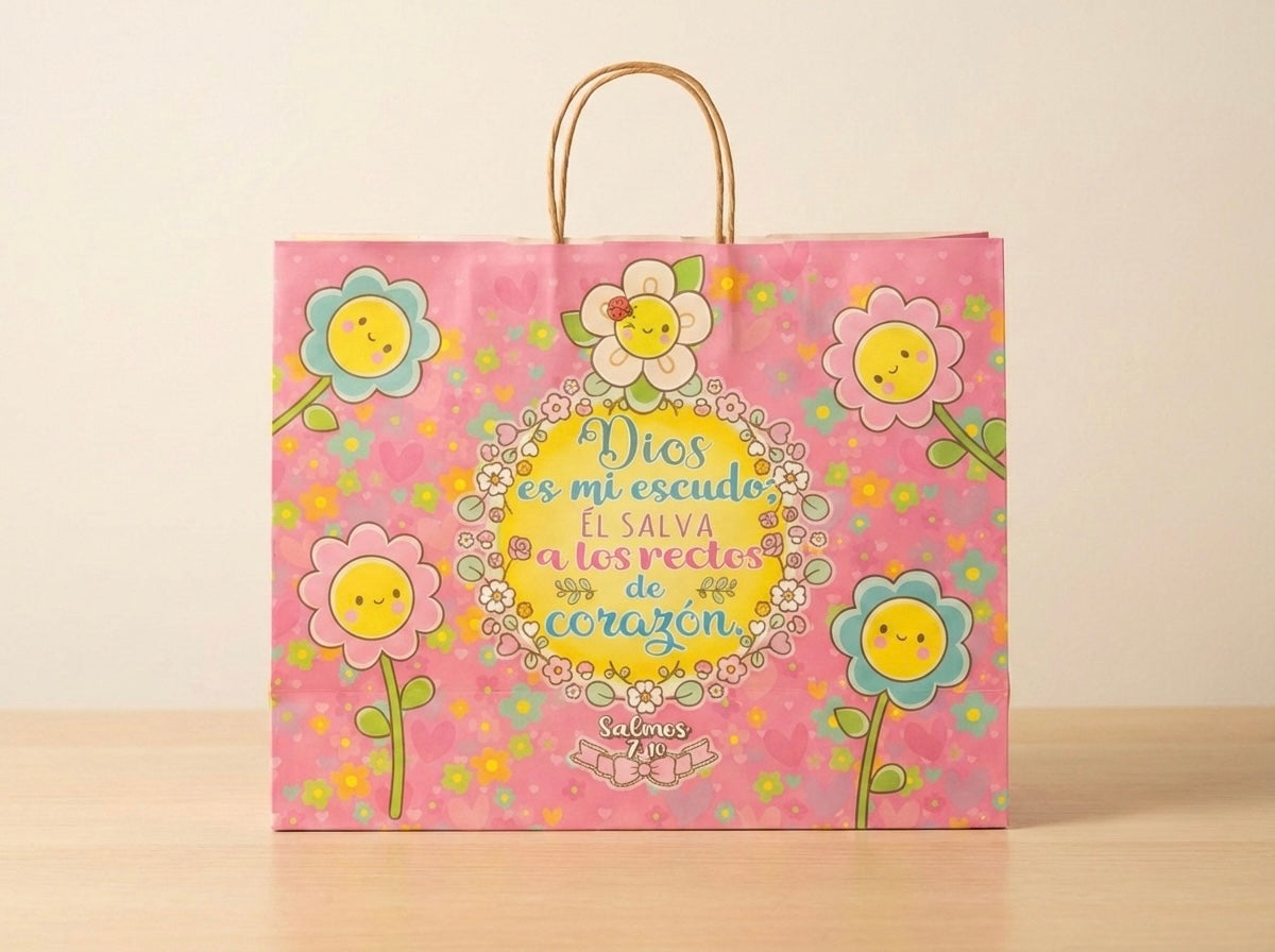 Bolsa de regalo grande - “Dios es mi escudo…”
