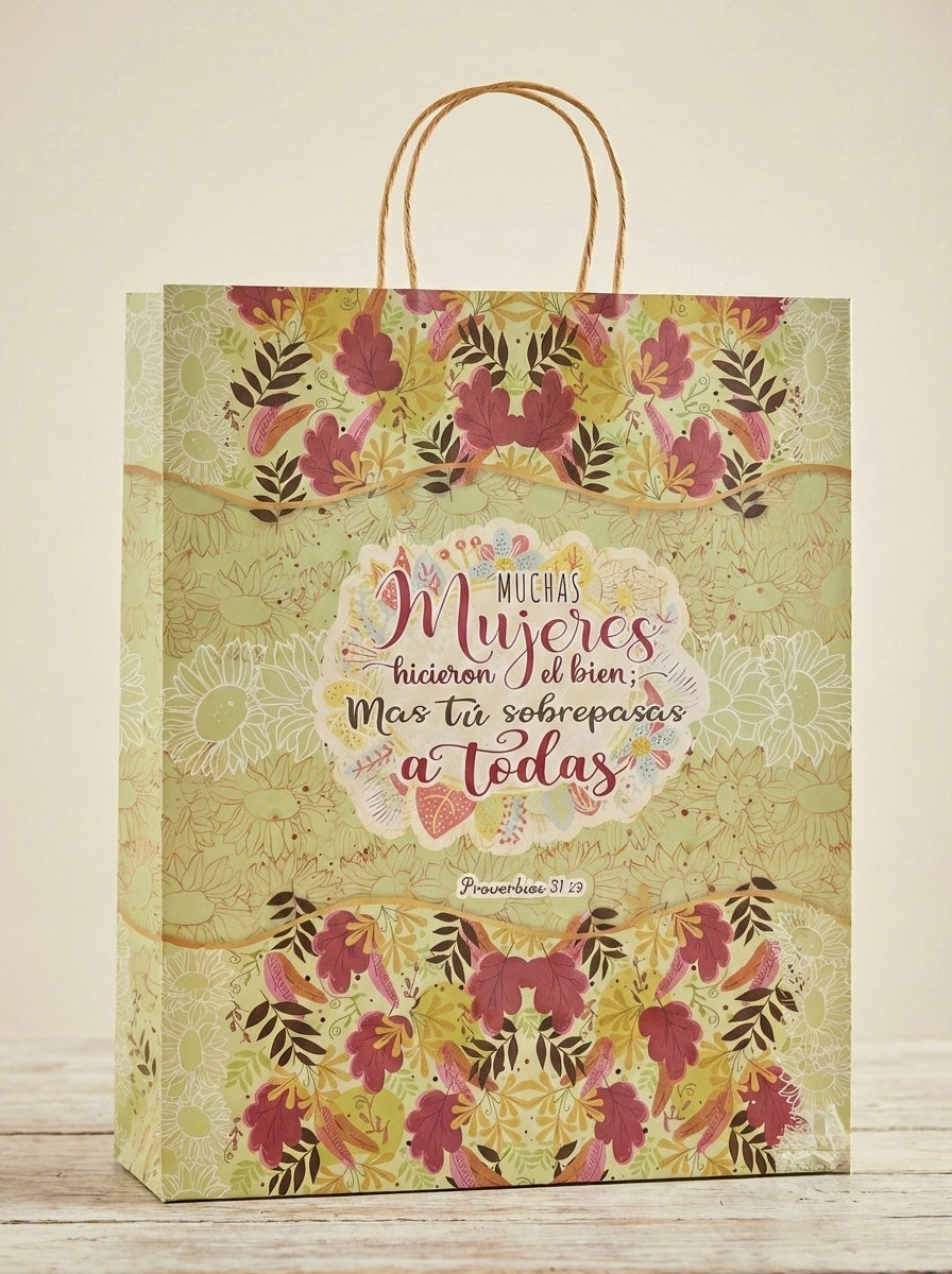 Bolsa de regalo grande - “Muchas Mujeres hicieron el bien…”