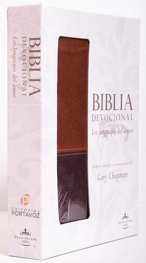 Biblia devocional: Los lenguajes del amor RVR60 Cafe (Spanish Edition) cover image