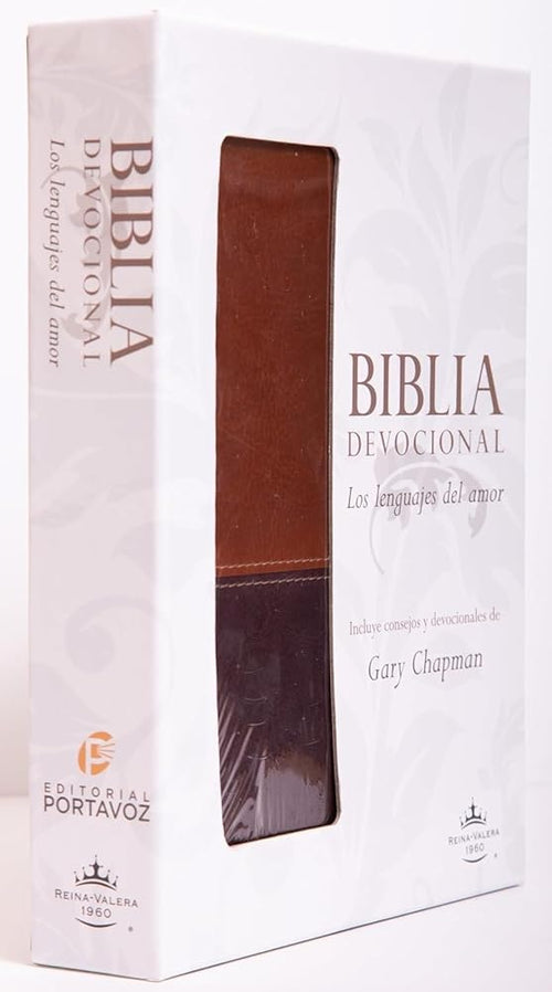 Biblia devocional: Los lenguajes del amor RVR60 Cafe (Spanish Edition) cover image