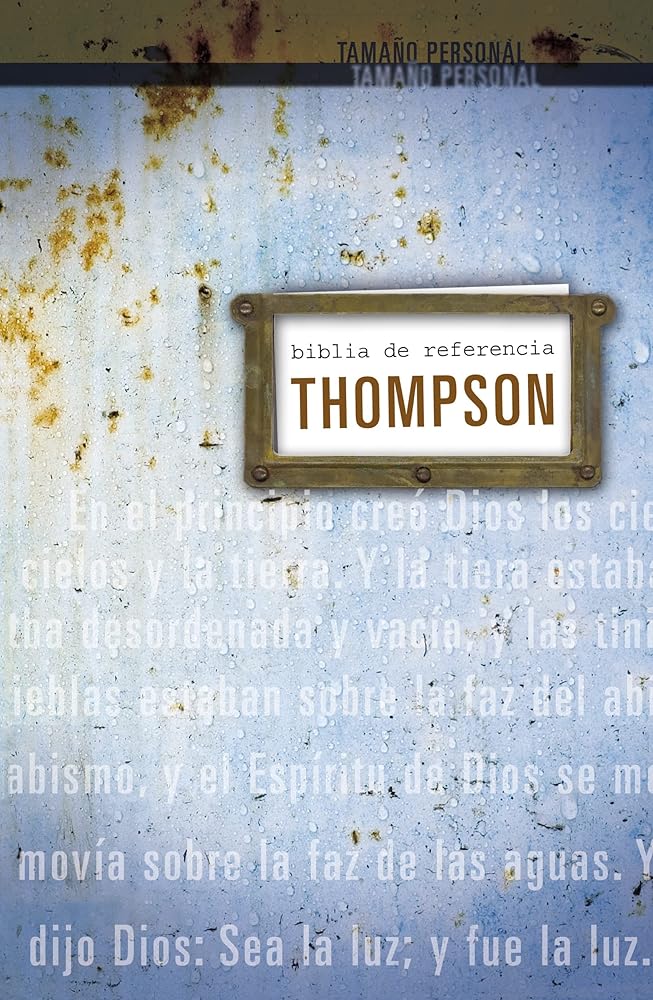 Biblia de Referencia Thompson-RV 1960-Personal Size cover image