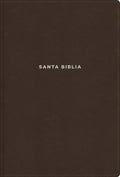 NVI, Biblia de Estudio actualizada, Revisión 2022, Leathersoft, Café, Letra grande, Interior a color, Palabras de Jesús en Rojo, Comfort Print (Spanish Edition) cover image