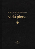 RVR60, Biblia de estudio de la vida plena, Edición clásica, Piel fabricada, Negro, Palabras de Jesús en rojo, Comfort Print (Spanish Edition) cover image