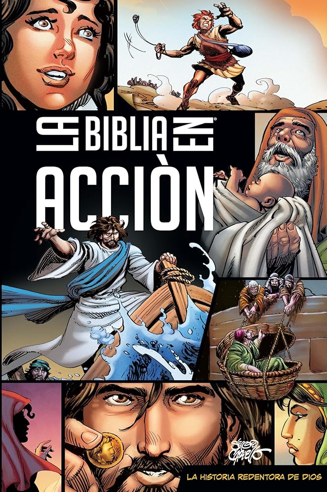 La Biblia en acción (The Action Bible) (Spanish) (Action Bible Series) (Spanish Edition) cover image