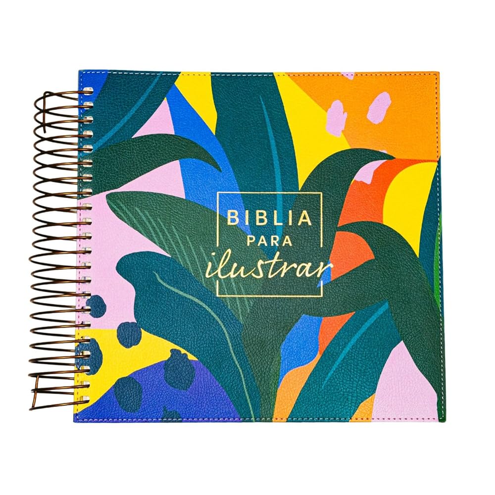 Reina Valera 1960 Biblia para ilustrar, floral símil piel | RVR 1960 Illustrating Bible, Floral, LeatherTouch (Spanish Edition) cover image