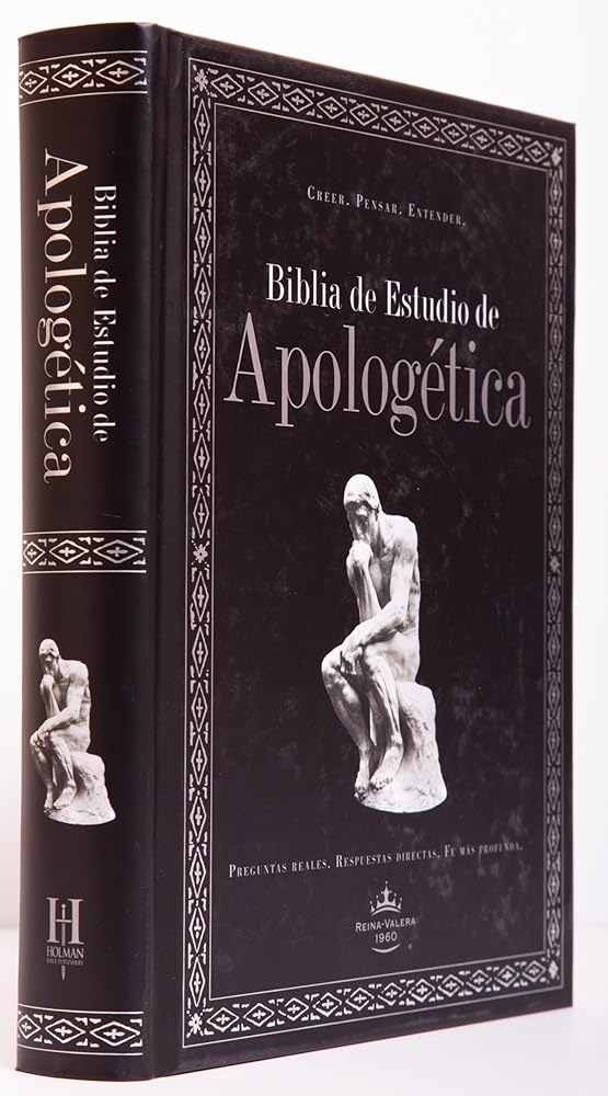 Biblia RVR 1960 de estudio de Apologética, negro, tapa dura | RVR 1960 Apologetics Study Bible, Black, Hardcover (Spanish Edition) cover image