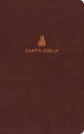 RVR 1960 Biblia ultrafina, marrón piel fabricada (Spanish Edition) cover image