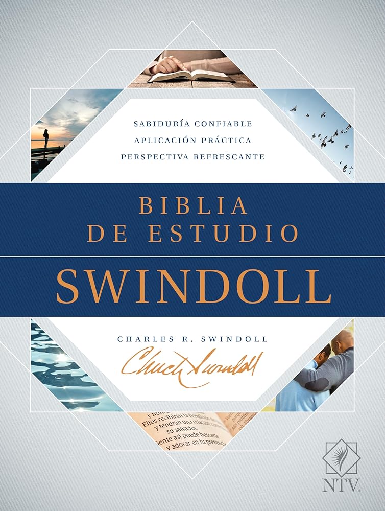 Biblia de estudio Swindoll NTV (SentiPiel, Café/Café claro) (Spanish Edition) cover image
