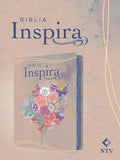 Biblia Inspira NTV (SentiPiel, Acuarela rosa): La Biblia que inspira tu creatividad (Spanish Edition) cover image
