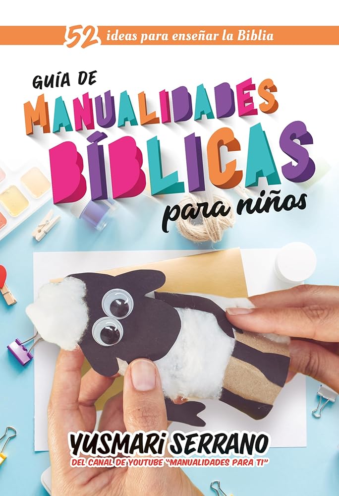 Guía de manualidades bíblicas para niños (Spanish Edition) cover image