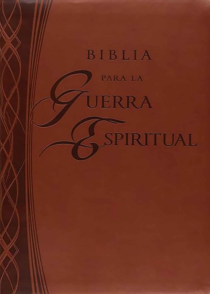 Biblia Para La Guerra Espiritual Marron Con Indice (Spanish Edition) cover image