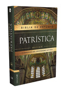Reina Valera Revisada, Biblia de Estudio Patrística, Tapa dura, Interior a dos colores, Palabras de Jesús en rojo: La Sabiduría del Cristianismo Antiguo, siglos I al VI cover image