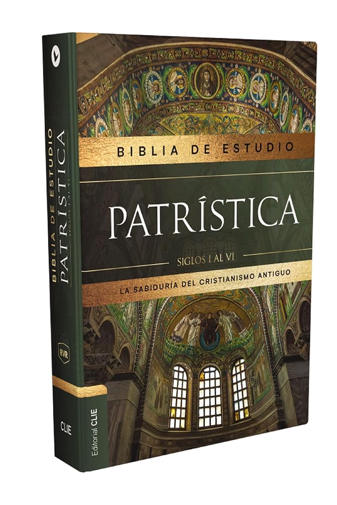Reina Valera Revisada, Biblia de Estudio Patrística, Tapa dura, Interior a dos colores, Palabras de Jesús en rojo: La Sabiduría del Cristianismo Antiguo, siglos I al VI cover image