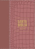 Biblia Rvr 1960 Compacta Letra Grande 11 Puntos Símil Piel Piel Duotone Rosa Oscuro Con Cierre Y Índice (Bible Rvr 1960 Compact Large Print 11 Point ... Duotone Dark Pink, Zipper and Index) cover image