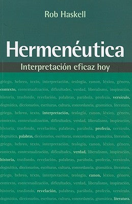 Hermenéutica: Interpretación eficaz hoy cover image