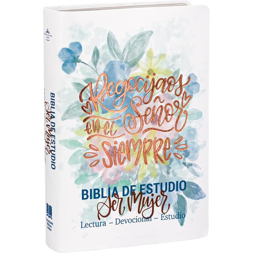 Biblia de Estudio Ser Mujer RVR 1960 (Spanish Edition) (Spanish and Italian Edition) cover image