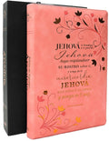 Biblia de Estudio Arco Iris para mujer Reina Valera 1960 con Cierre Indice en color rosado con flores Edicion Especial Que Dios te bendiga y te ... Biblia Coleccion Celestial (Spanish Edition) cover image