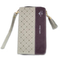 Biblia para Mujeres Estilo Chequera RV1960 imit piel crema cafe con lazo cover image