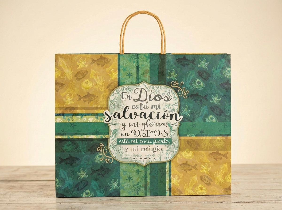 Bolsa de regalo grande - “En Dios està mi Salvación…”