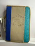 Forro de Biblia- Azul, crema y celeste (Pequeño)