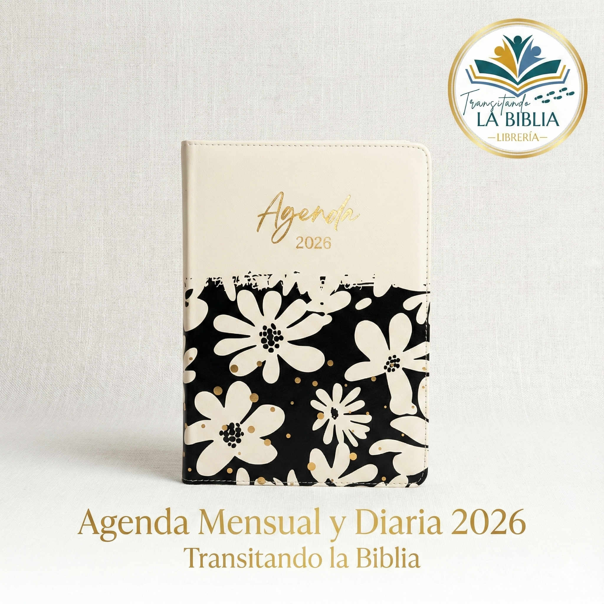 Agenda - Crema, negro