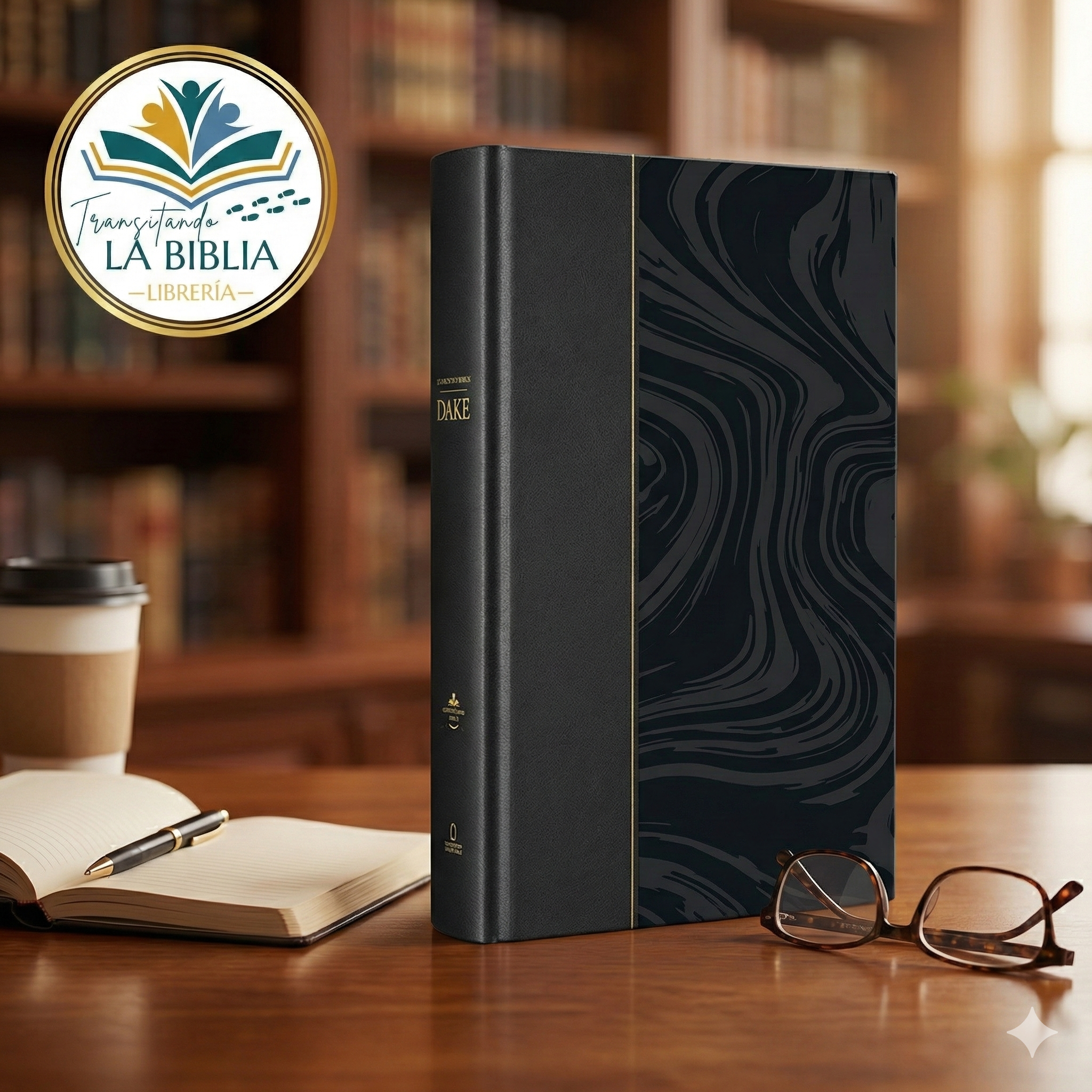 RVR 1960 Biblia de estudio Dake, tama√±o grande, Tapa dura, Negra