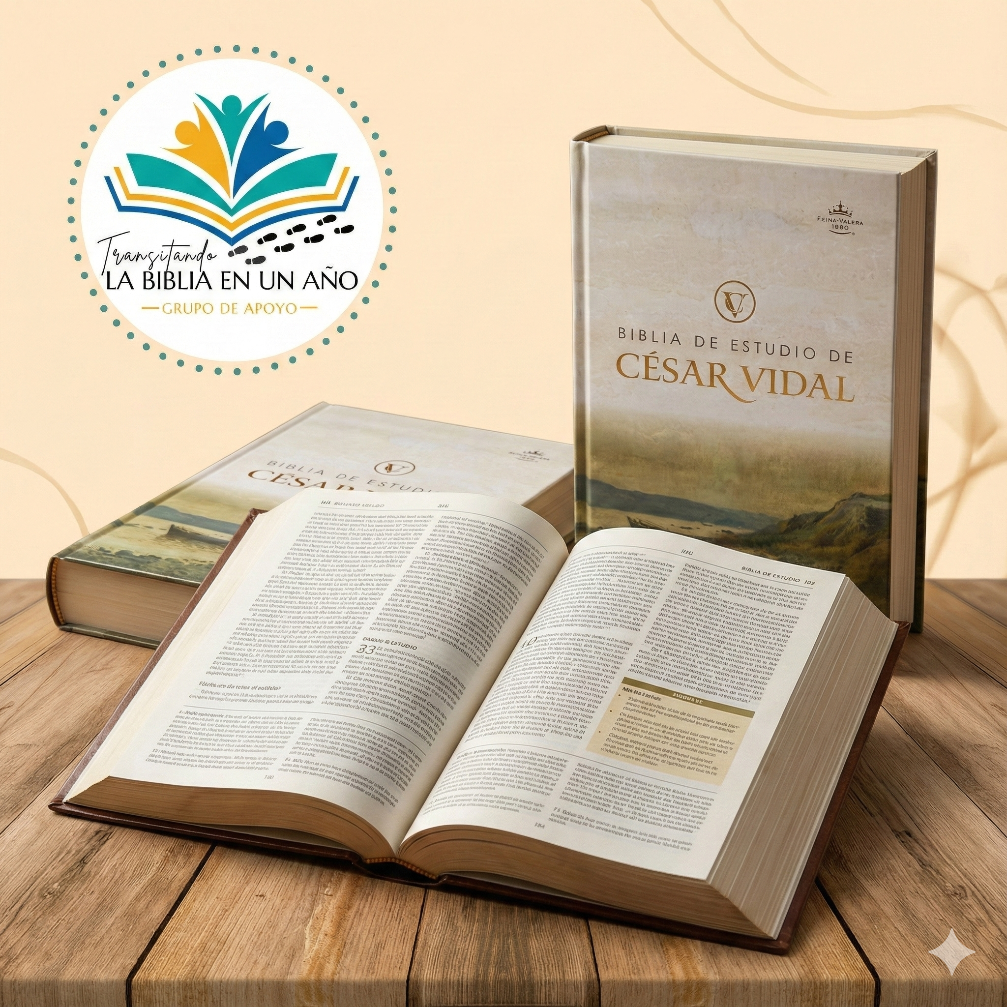 RVR 1960 Biblia de estudio de César Vidal, tapa dura