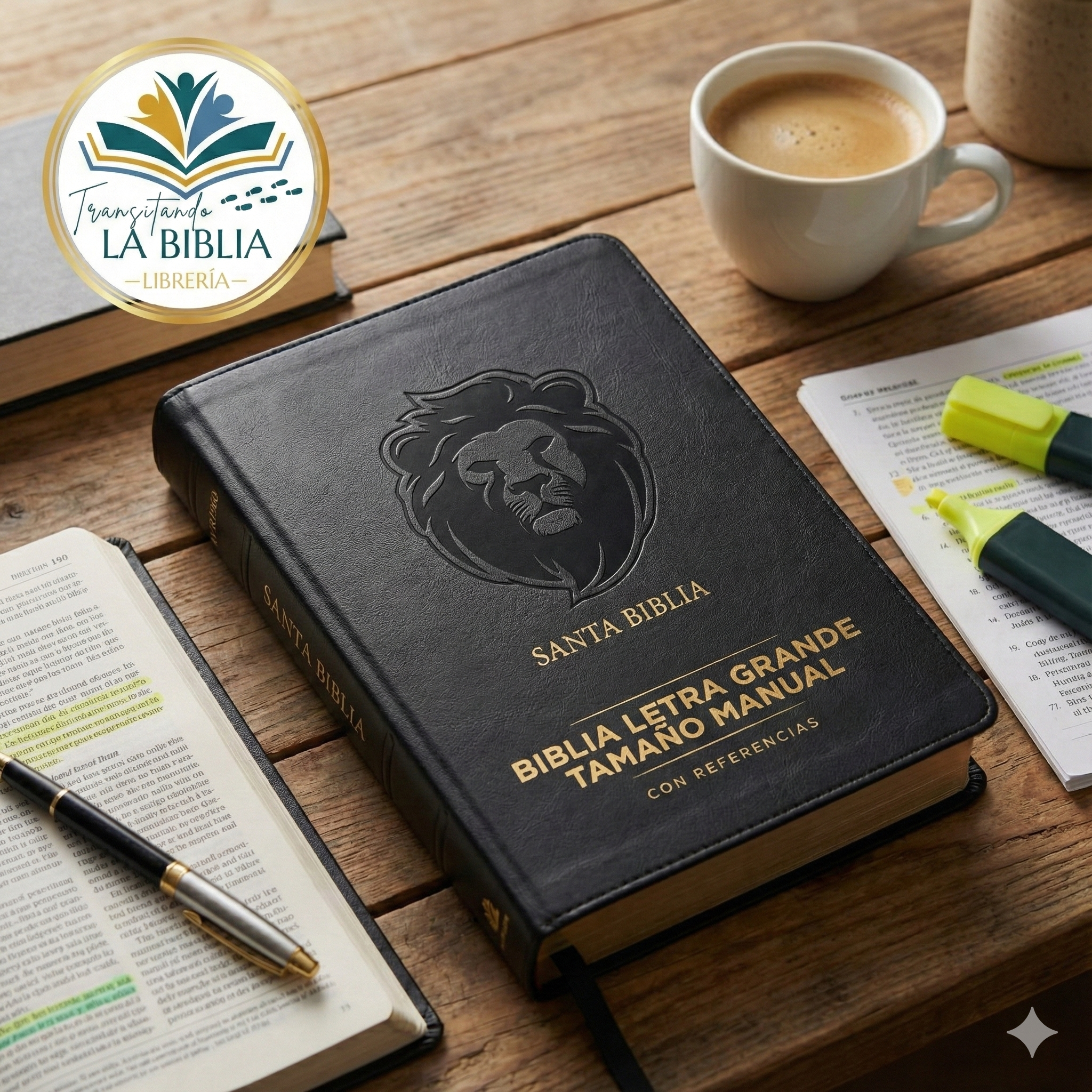 Santa Biblia Letra Grande Origen - Leon