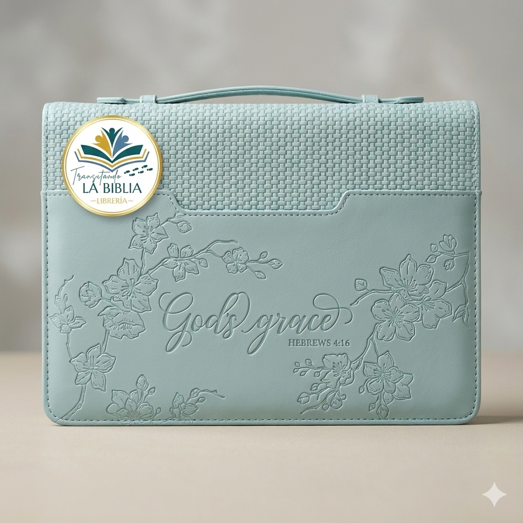Cover de Biblia Debossed with Weave Pattern - Gods Grace