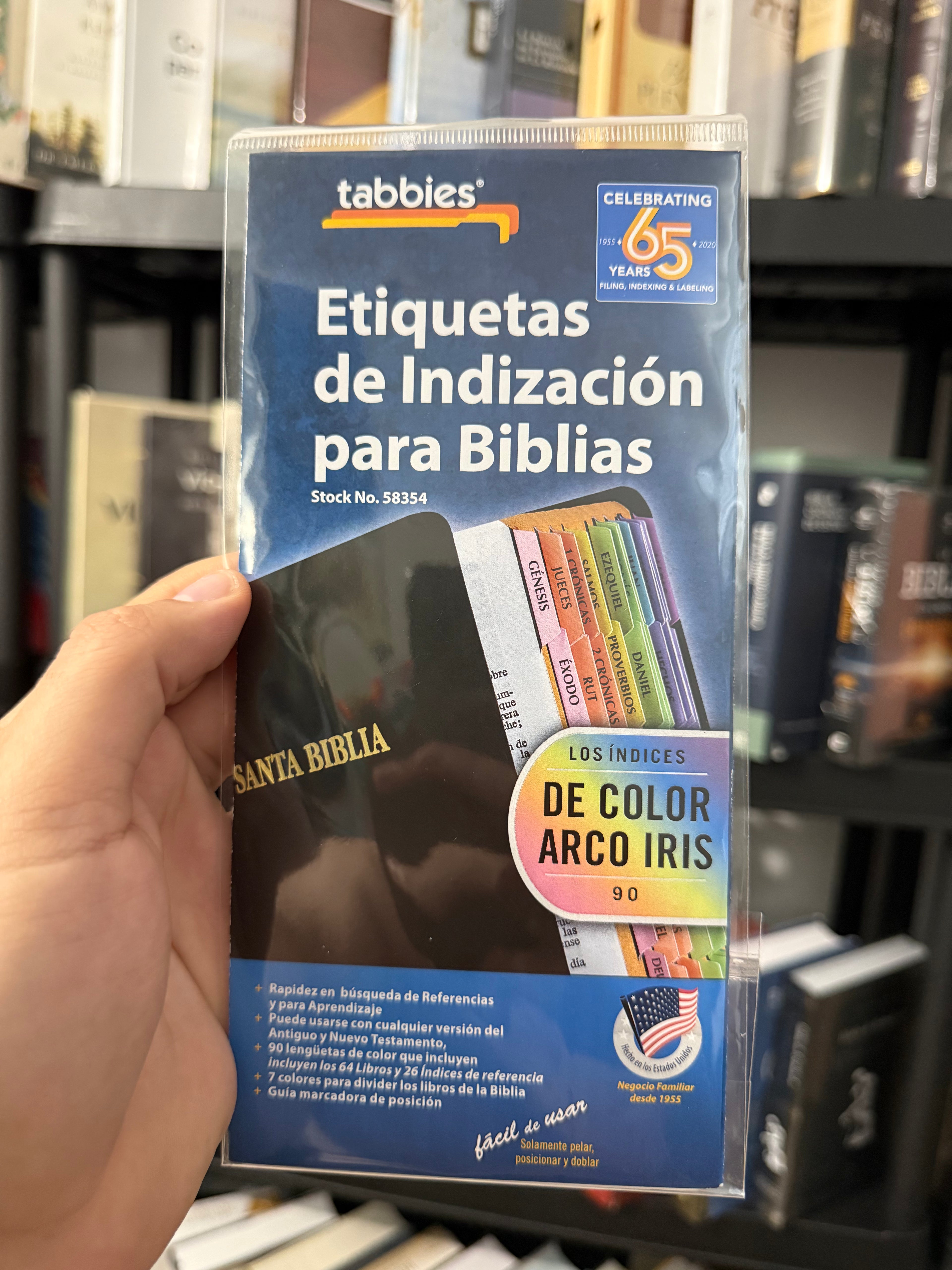 Etiquetas de indización para Biblias (index)