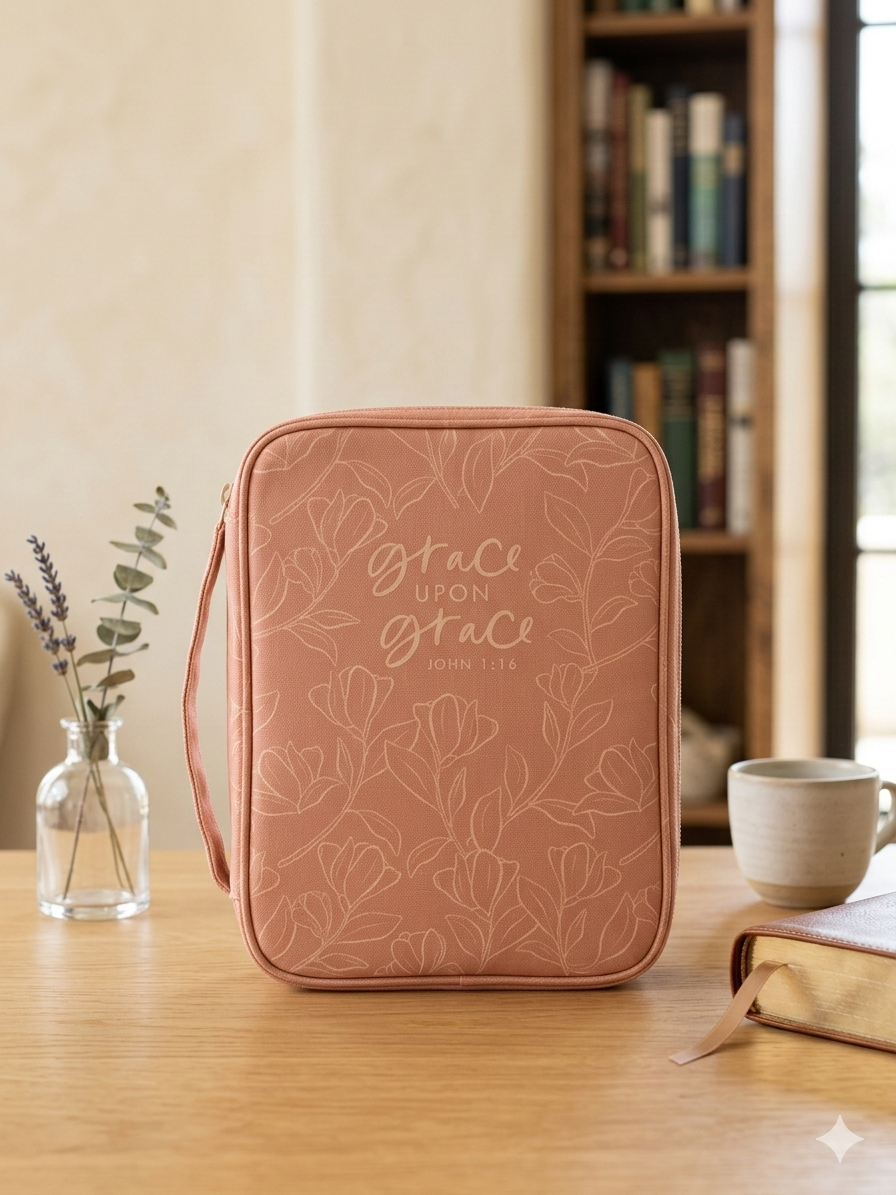 Forro de Biblia XL - “Gracia Sobre Gracia”