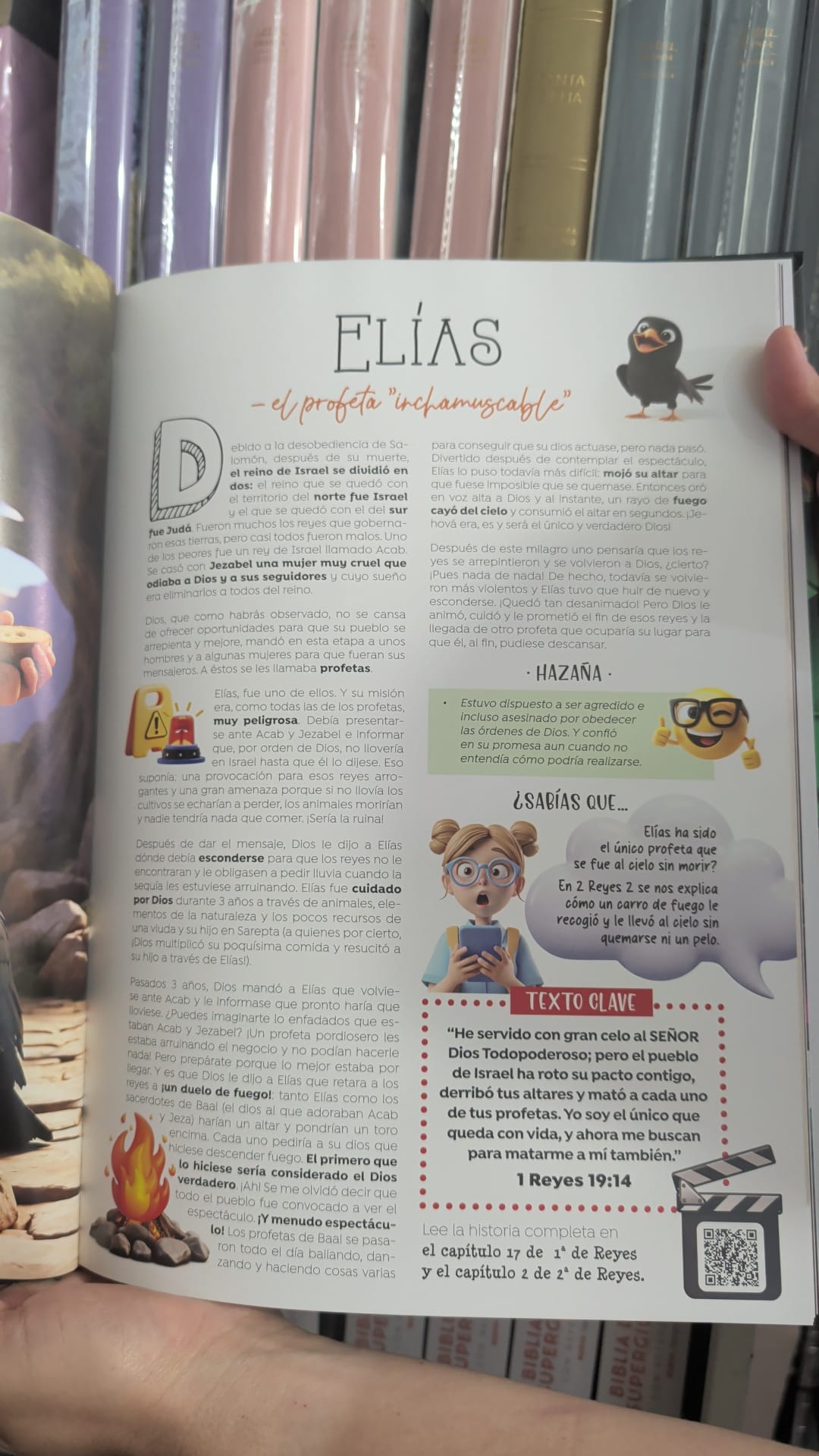 La Alucinante Enciclopedia de los Personajes Bíblicos: Guía ilustrada para niños sobre héroes, profetas, reyes y discípulos