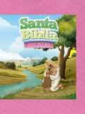Biblia Rvr 2020 Para Niñas - Vinilo Con Cierre/Rosada (Rvr 2020 Bible for Children - Vinyl with Closure/Pink)