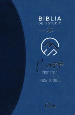 Biblia de estudio del mensaje profetico RVR, piel imit. negro/azul (RVR Prophetic Message Study Bible, I. Leather, Black/Blue)