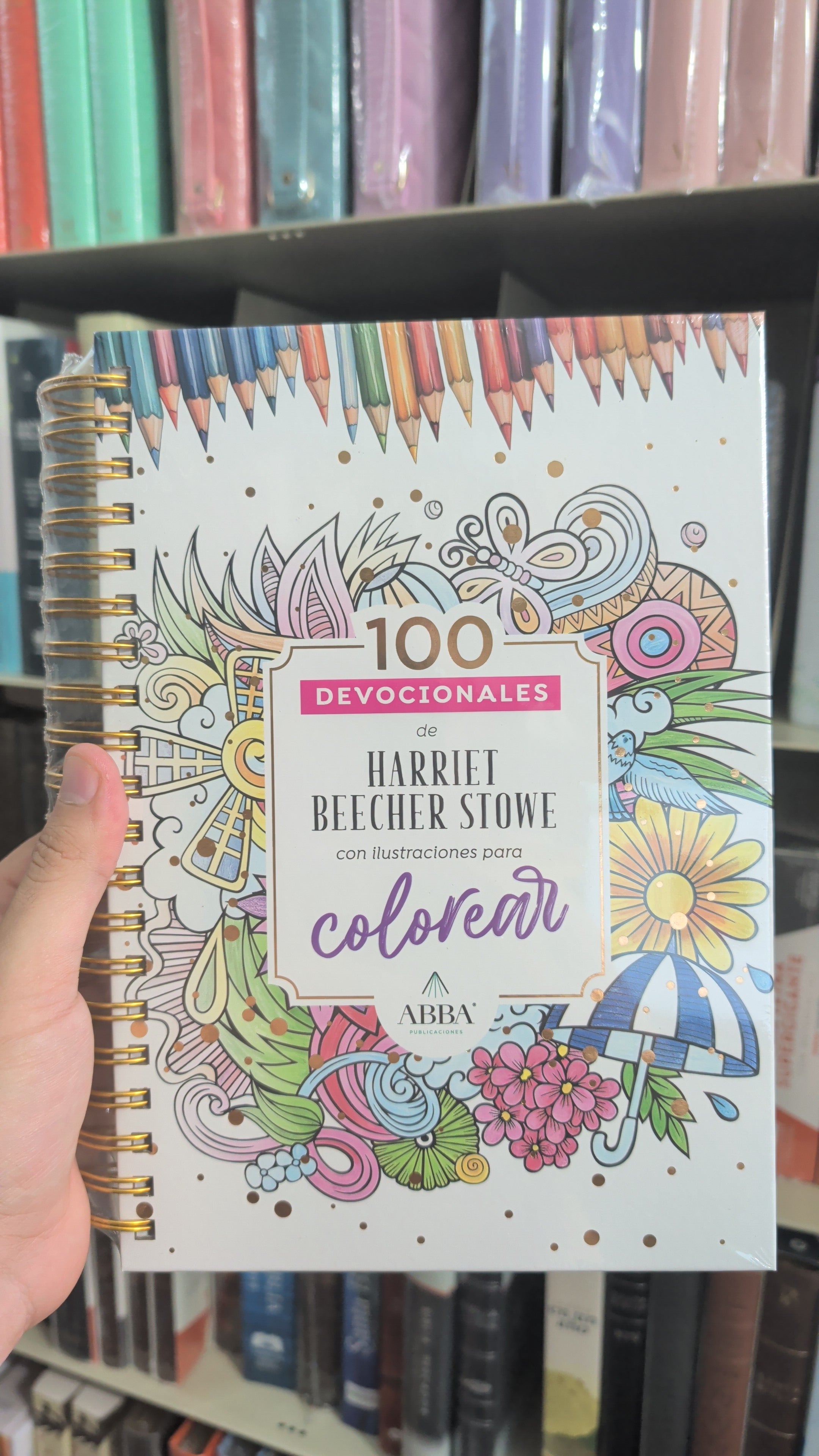 100 Devocionales de Harriet Beecher Stowe con Ilustraciones para Colorear