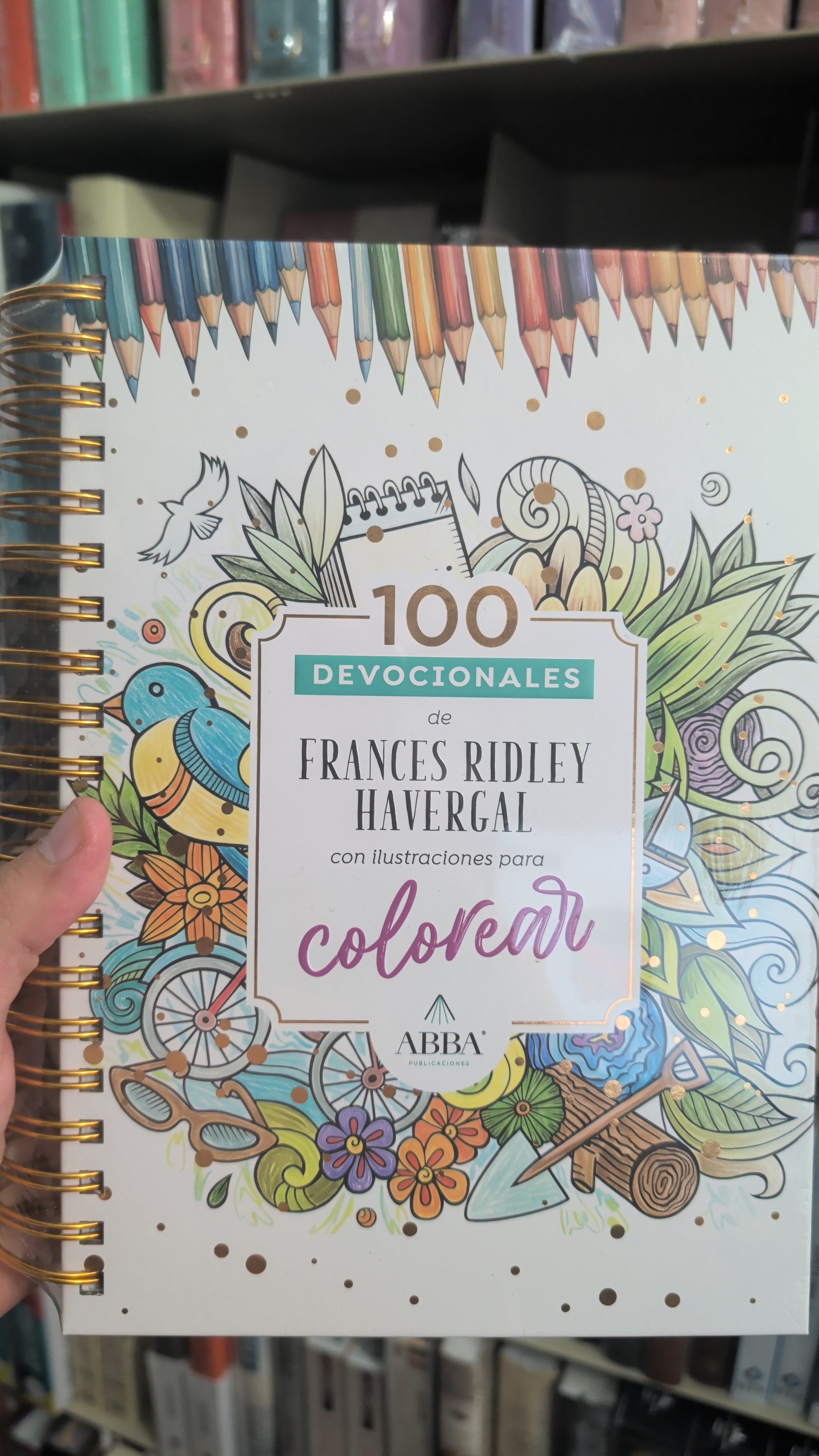 100 Devocionales de Frances Ridley Havergal con Ilustraciones para Colorear